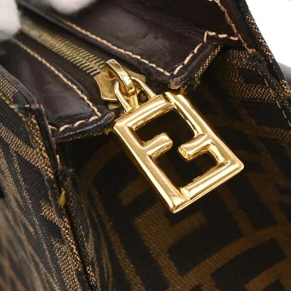Fendi Brown Zucca 2way Handbag - Picture 5 of 10